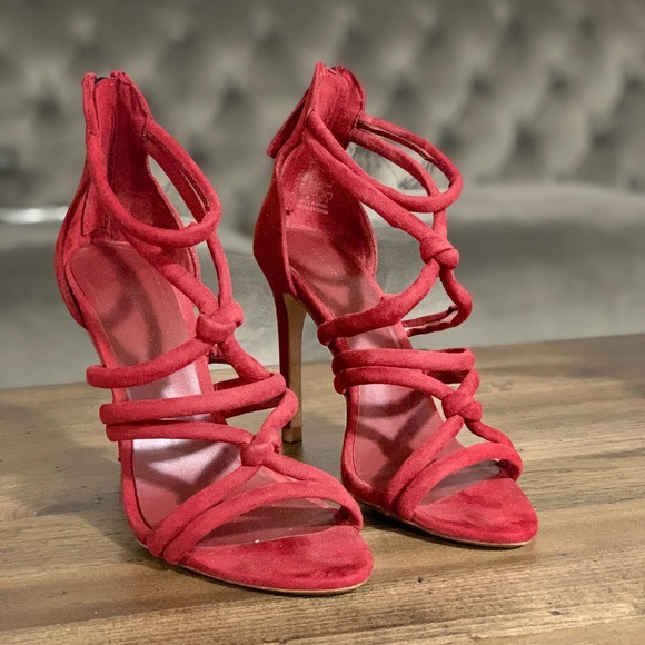 ZARA burgundy sandals - Picture 2 of 6